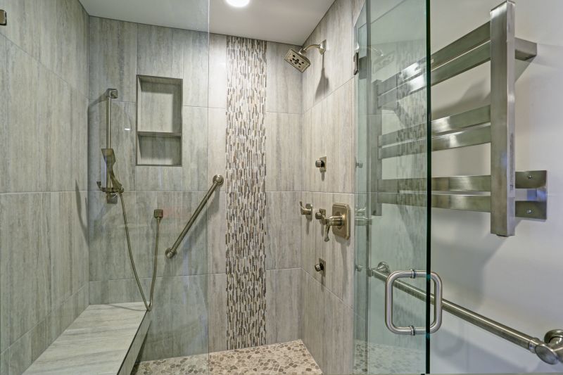 Contemporary Shower with Niche